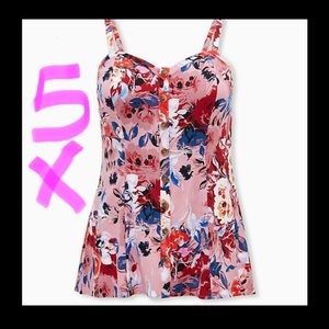🎉HP🎉Torrid BLUSH PINK FLORAL
